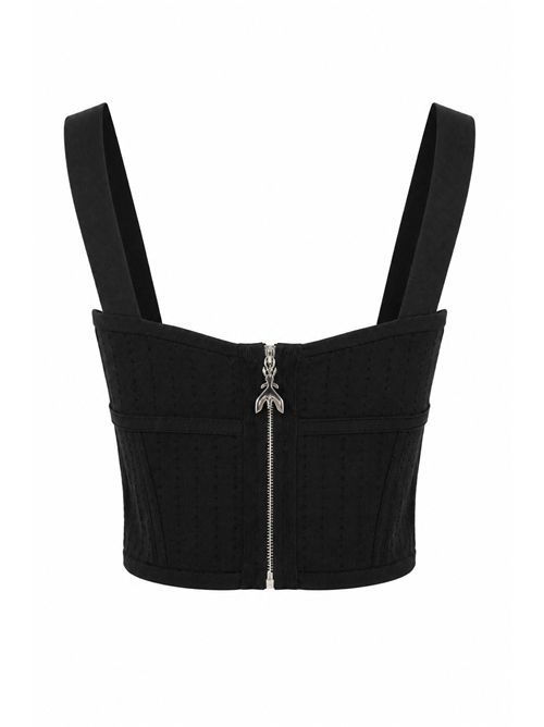 Top bustier jacquard in maglia di viscosa Patrizia Pepe | 8K0372 K315K103